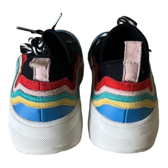 Steve Madden Cavo Black Multiple Color Sneakers Size 5.5 M - Picture 3 of 8